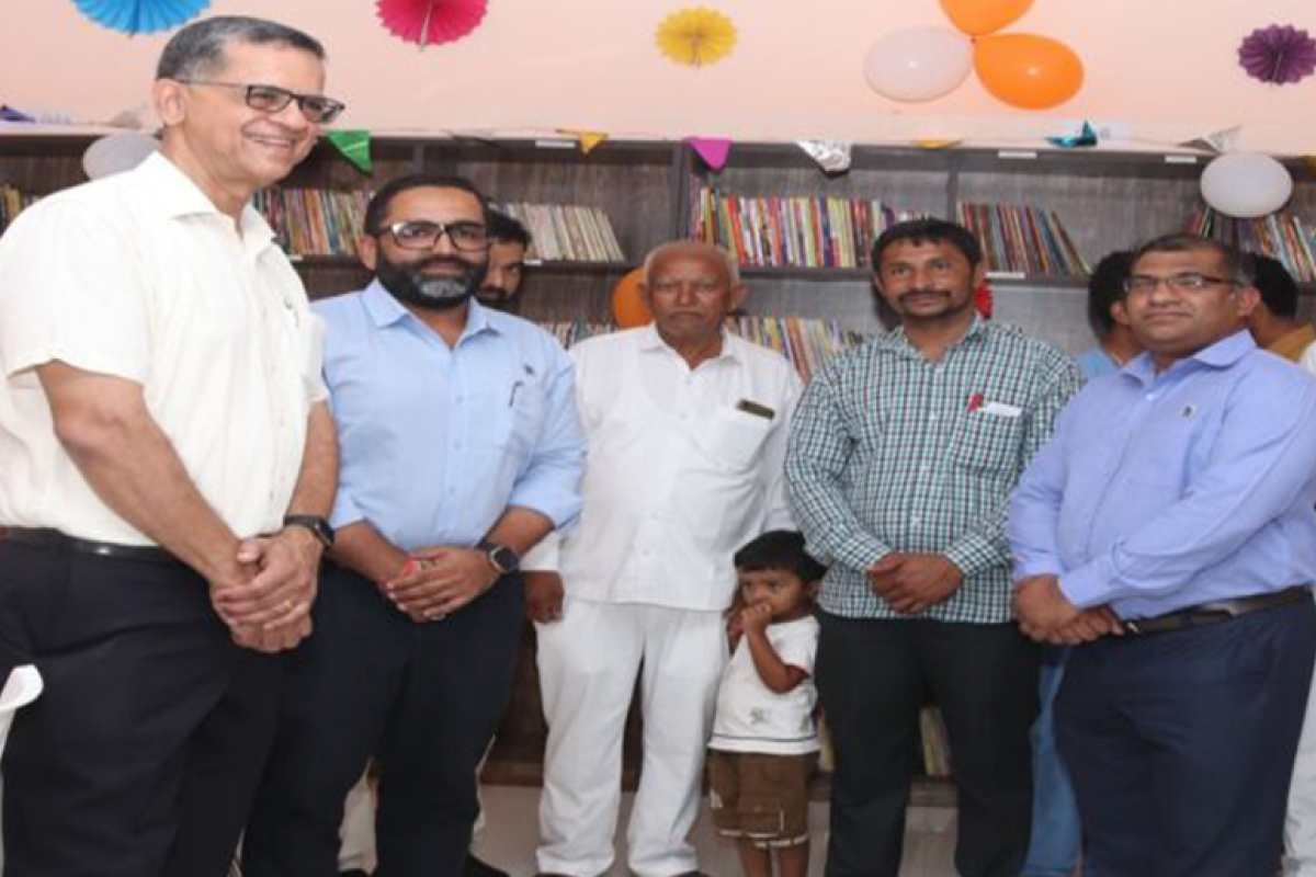 Library Inauguration at Shri Manar Kanya Prathmik Shala